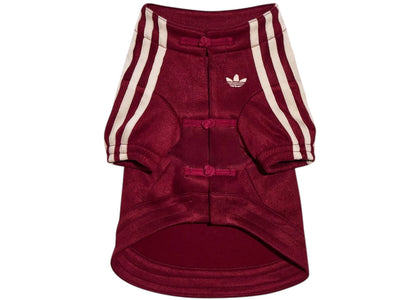 adidas Pet CTT Chinese Style Soft Track Top Collegiate Burgundy - authentic adidas product