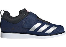 adidas Powerlift 5 Dark Blue Silver Lucid Red - authentic adidas sneakers