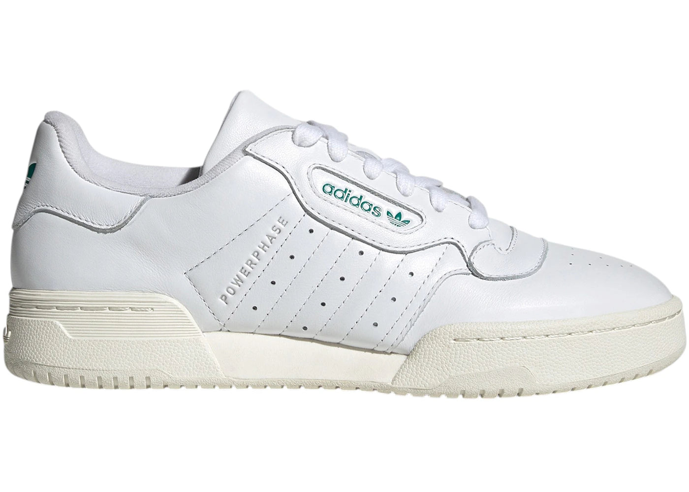 adidas Powerphase White Power Green - vue 360