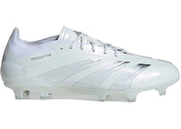 adidas Predator 24 Elite Low FG Cloud White Silver Metallic