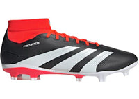 adidas Predator 24 League FG Core Black Cloud White Solar Red