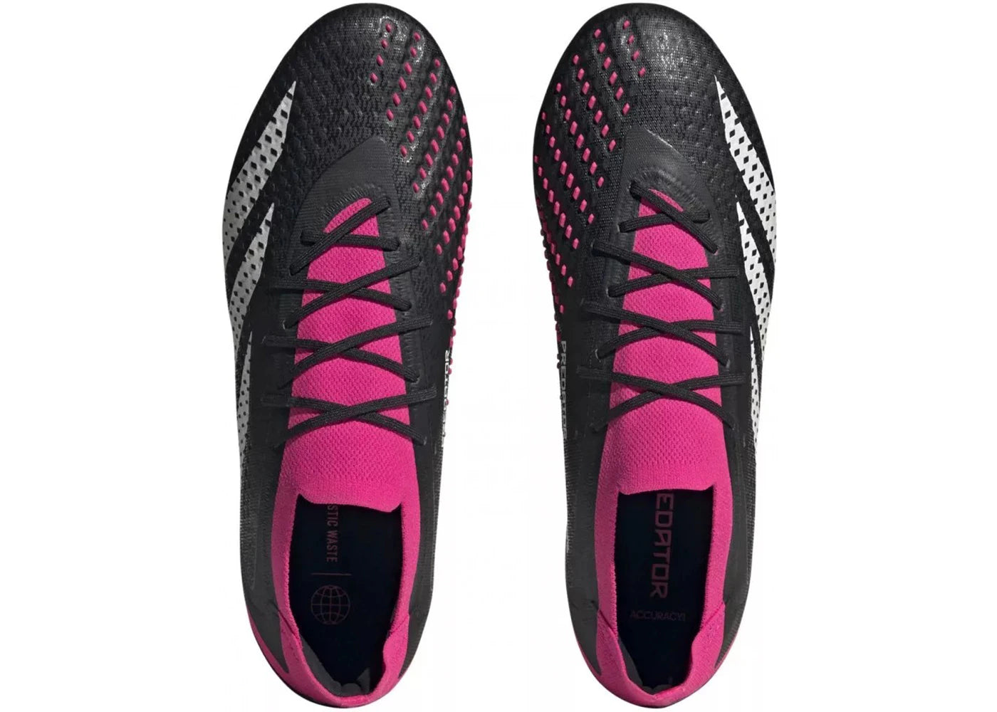 adidas Predator Accuracy.1 Low FG Black Team Shock Pink - vue secondaire B