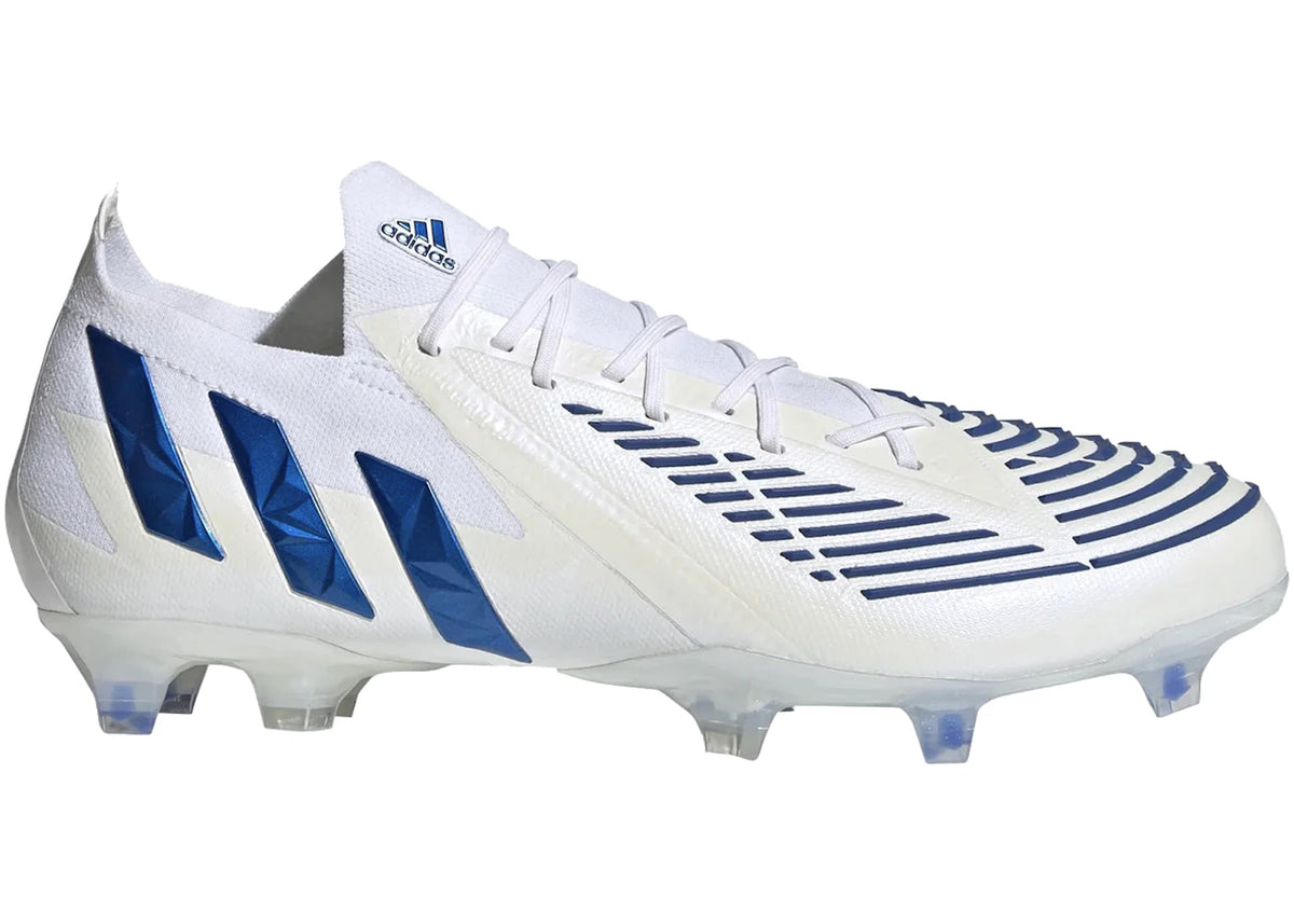 adidas Predator Edge.1 Low FG White Hi-Res Blue - vue secondaire A