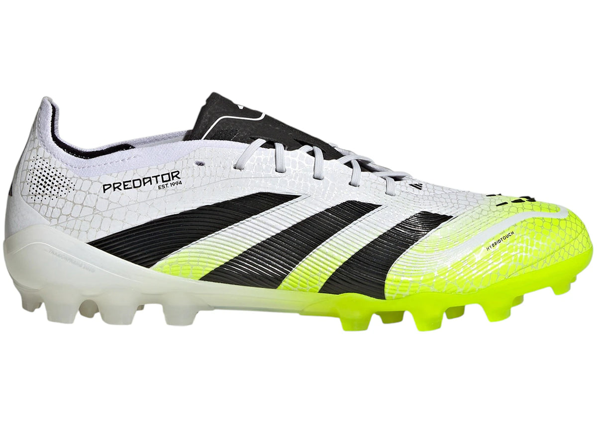 adidas Predator Elite 2G/3G AG Cloud White Core Black Lucid Lemon - vue secondaire A