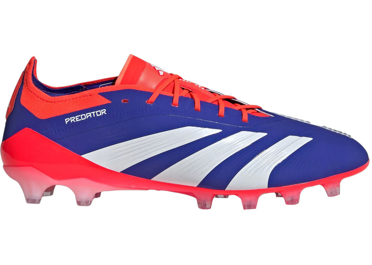 adidas Predator Elite AG Lucid Blue Cloud White Solar Red - vue secondaire A