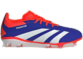 adidas Predator Elite FG Lucid Blue Cloud White Solar Red (GS) - authentic adidas sneakers