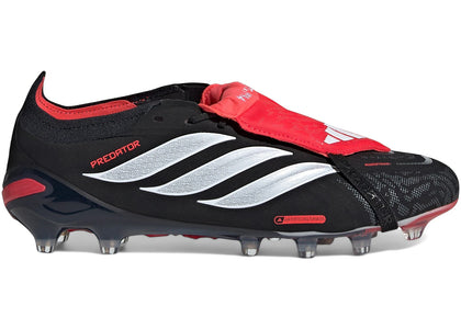 adidas Predator Elite Fold-Over Tongue AG Black White Lucid Red - authentic adidas sneakers