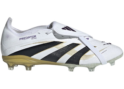 adidas Predator Elite Fold-Over Tongue FG Cloud White Core Black Gold Metallic (GS) - authentic adidas sneakers