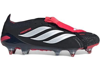 adidas Predator Elite Fold-Over Tongue SG Black White Lucid Red - authentic adidas sneakers