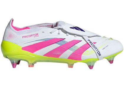 adidas Predator Elite Fold-Over Tongue SG Cloud White Lucid Pink Lucid Lemon - authentic adidas sneakers