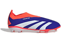 adidas Predator Elite Laceless FG Lucid Blue Cloud White Solar Red (GS)