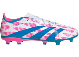 adidas Predator League FG Cloud White Solar Blue Solar Pink - authentic adidas sneakers