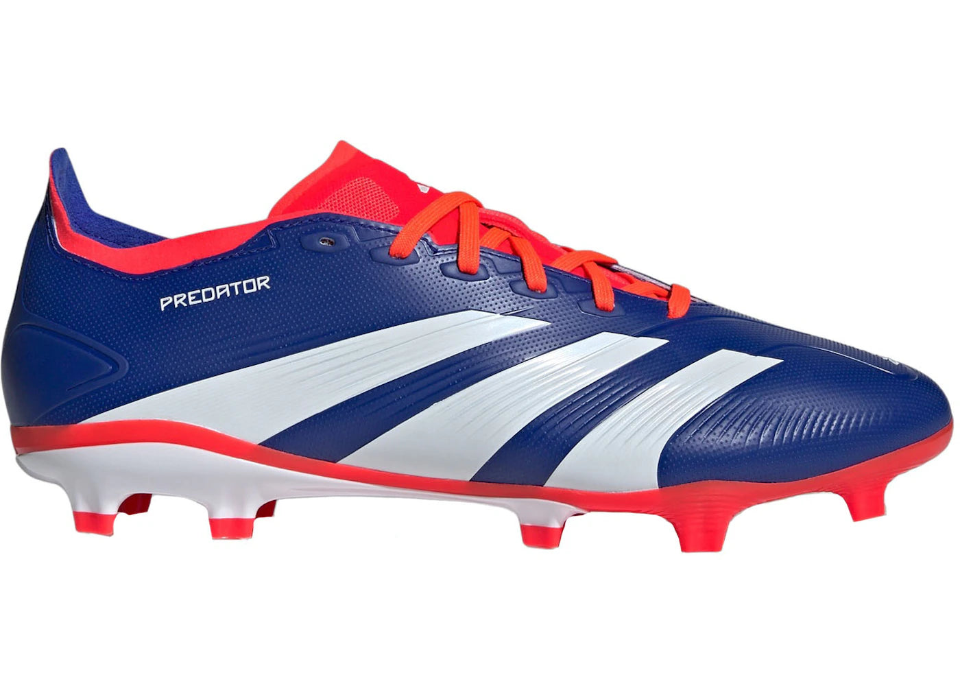 adidas Predator League FG Lucid Blue Cloud White Solar Red - vue secondaire A