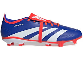 adidas Predator League Fold-Over Tongue FG Lucid Blue Cloud White Solar Red - vue 360