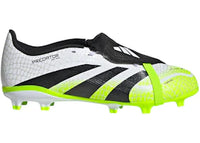 adidas Predator League Fold-Over Tongue FG/MG Cloud White Core Black Lucid Lemon (GS)