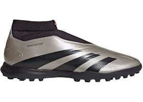 adidas Predator League Laceless Turf Platinum Metallic Aurora Black Turbo - vue 360