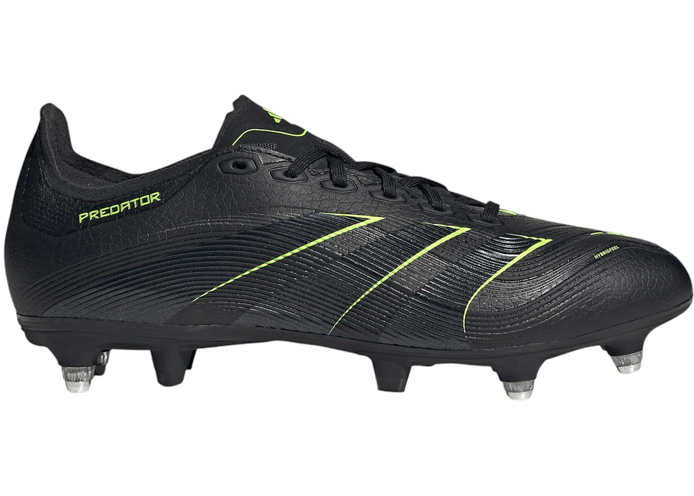 adidas Predator League SG Core Black Carbon Lucid Lemon - vue 360