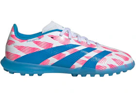 adidas Predator League Turf Cloud White Solar Blue Solar Pink (GS)