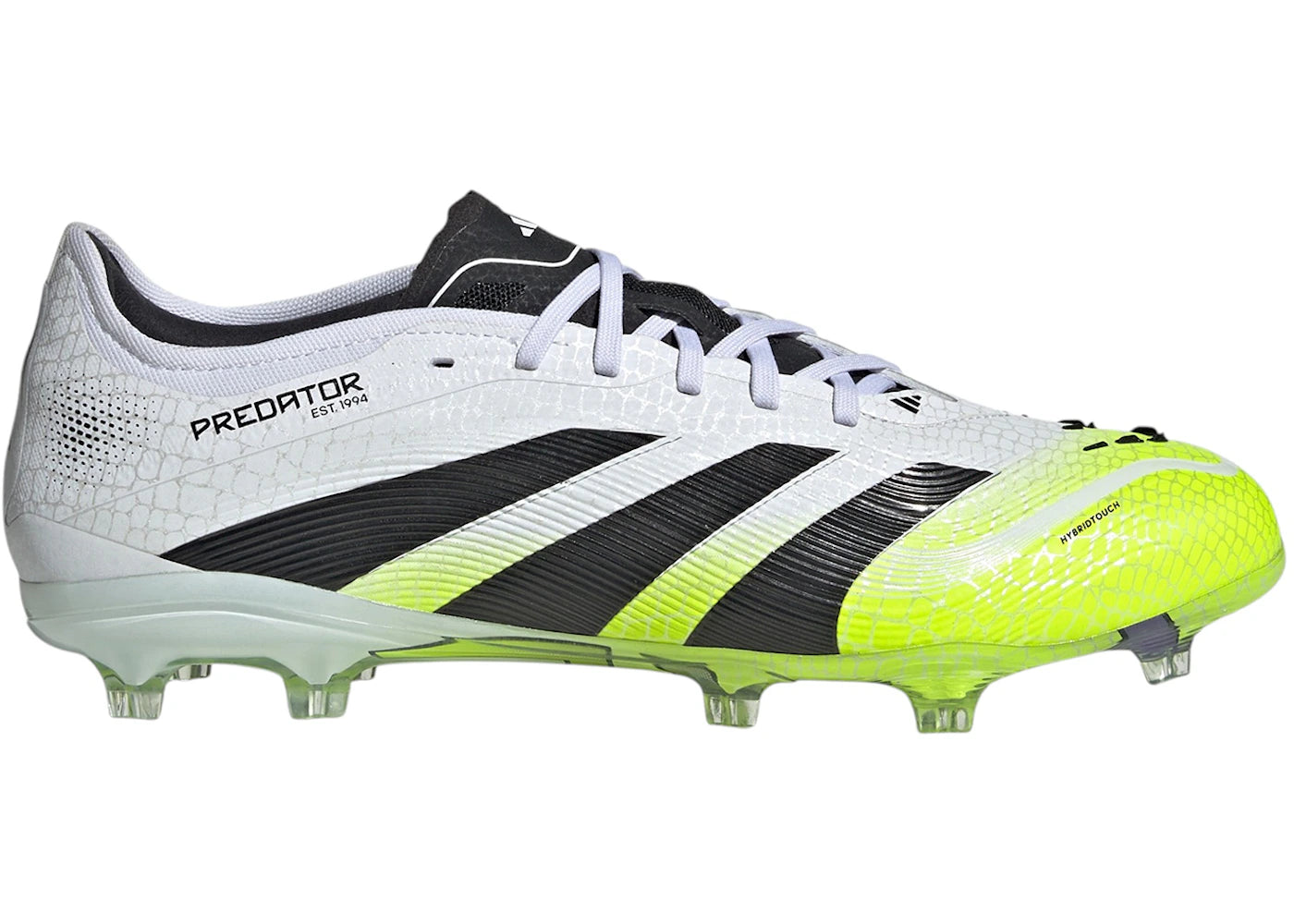 adidas Predator Pro FG Cloud White Core Black Lucid Lemon - vue secondaire A