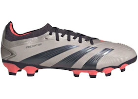 adidas Predator Pro MG Platinum Metallic Aurora Black Turbo