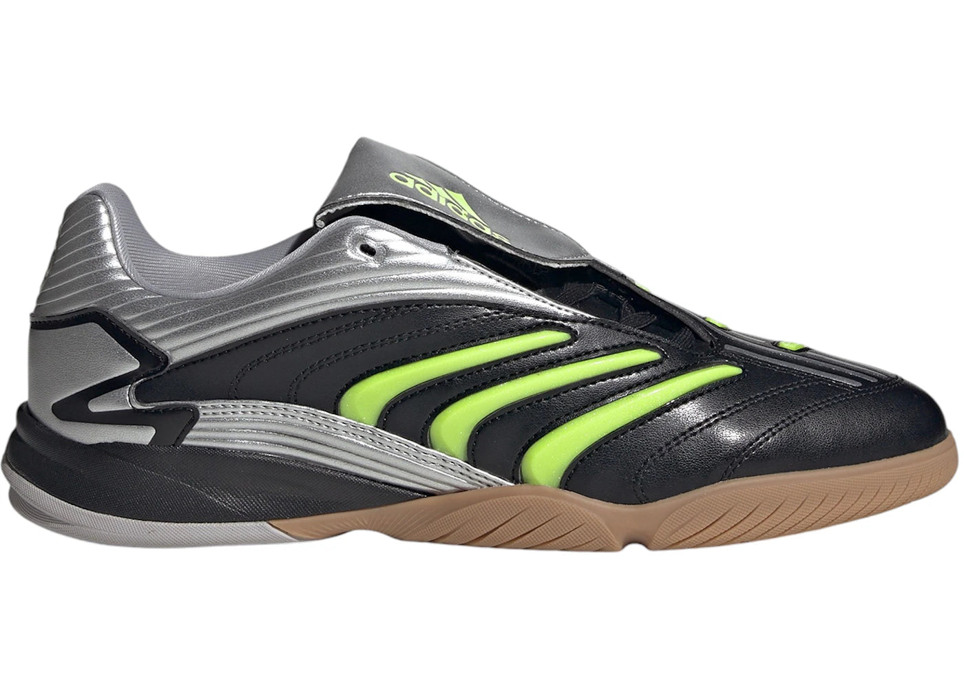 adidas Predator Sala Black Signal Green Silver Metallic - vue 360