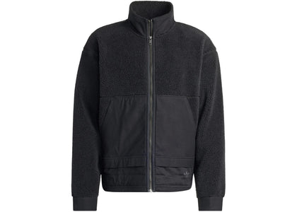 adidas Premium Essentials Polar Fleece Full-Zip Jacket Black - apparel view 2