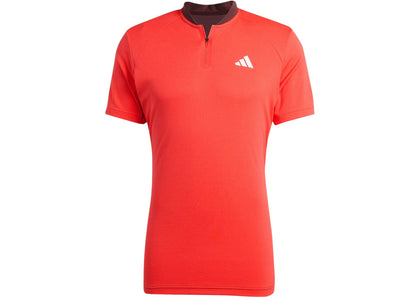 adidas Pro Freelift Polo Shirt Semi Lucid Red - apparel view 2