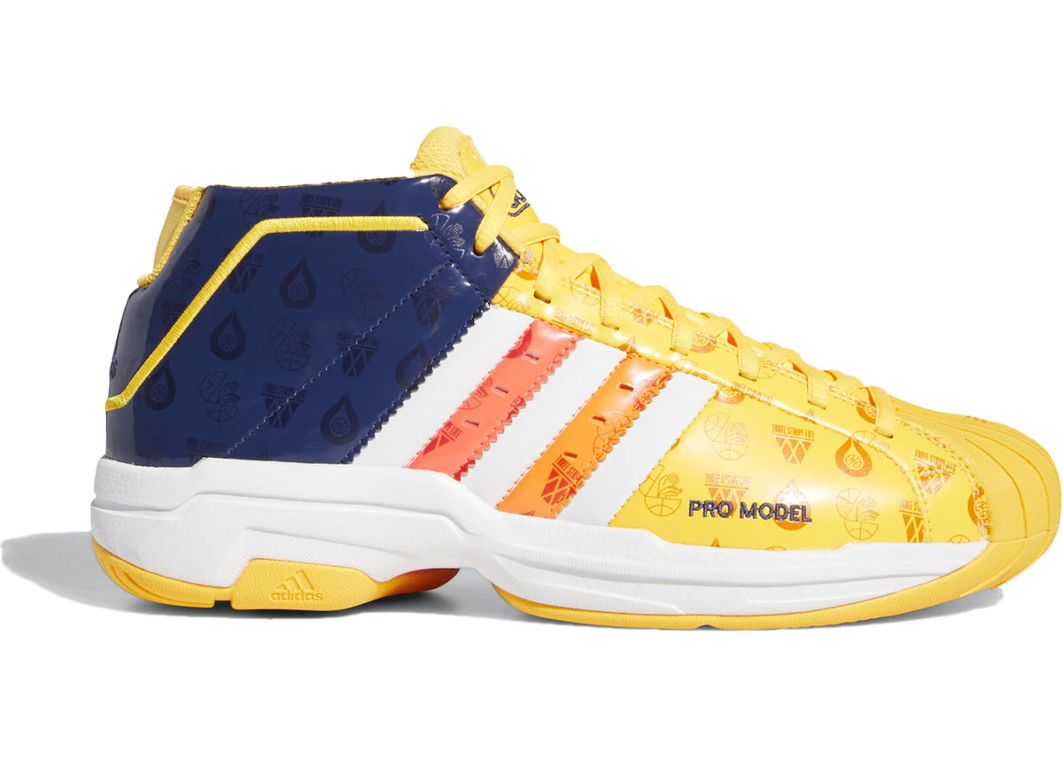 adidas Pro Model 2G Signal Orange Indigo - vue secondaire A