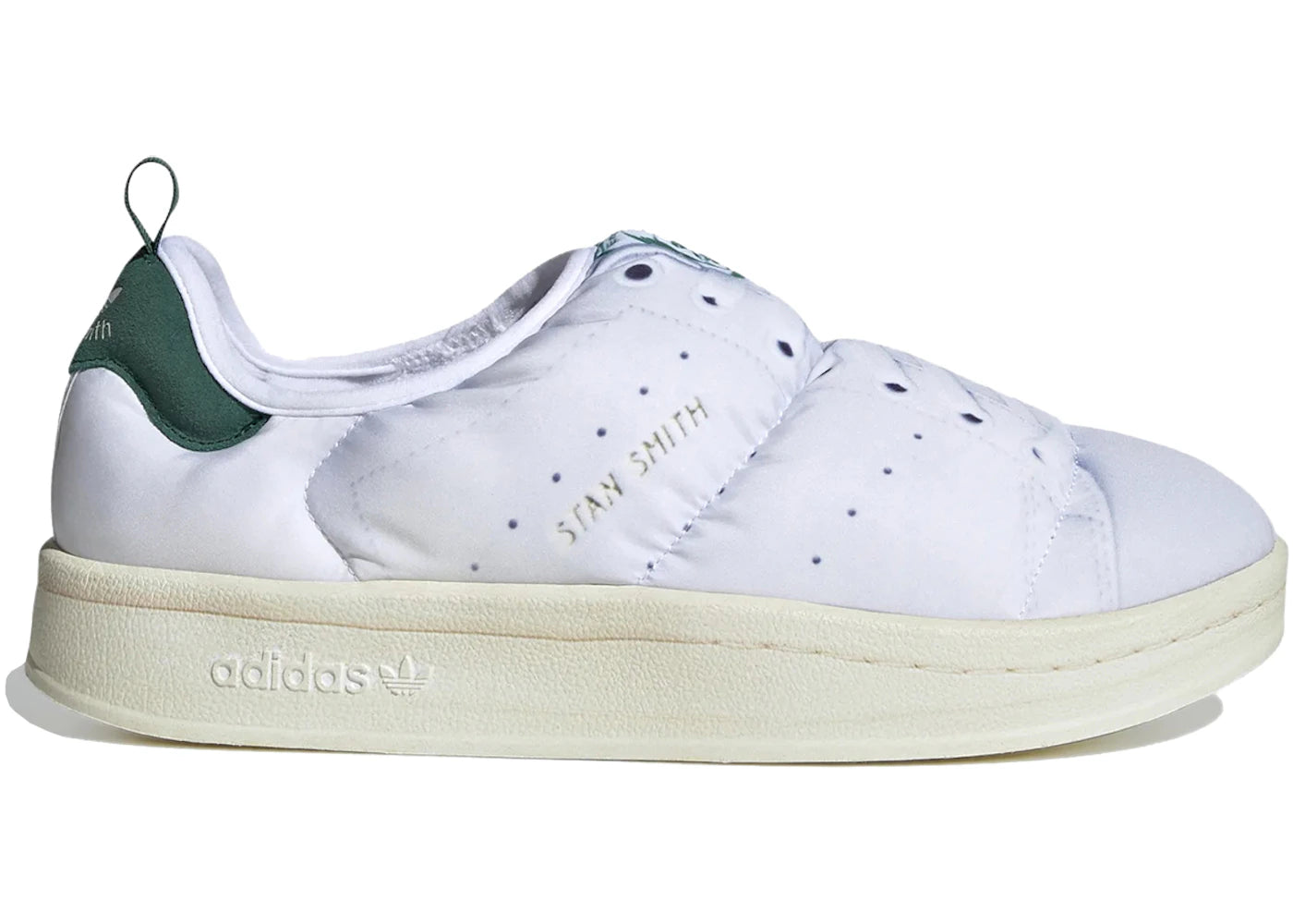 adidas Puffylette Stan Smith White Green - vue 360