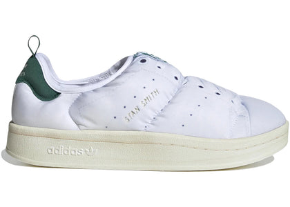 adidas Puffylette Stan Smith White Green - authentic adidas sneakers