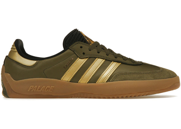 adidas Puig Samba Palace Olive Gold sneakers - authentic adidas shoes