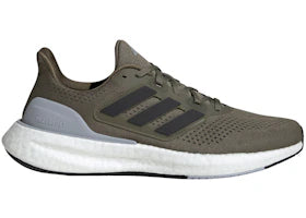 adidas Pureboost 23 Olive Strata Core Black Halo Silver