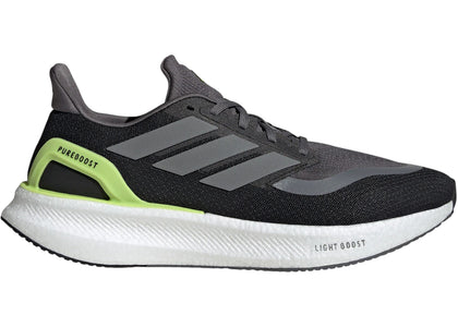 adidas Pureboost 5 Black Iron Metallic Lime - authentic adidas sneakers