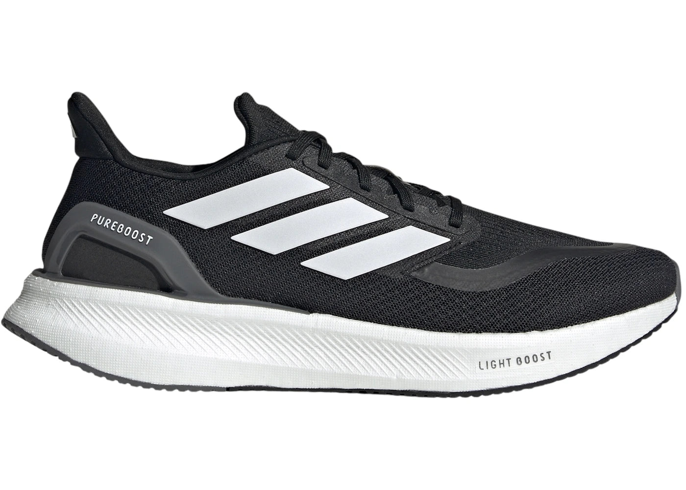 adidas Pureboost 5 Core Black Cloud White Grey - vue 360