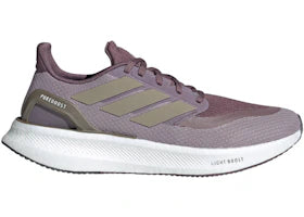 adidas Pureboost 5 Preloved Fig Cyber Metallic Shadow Fig (Women's) - vue 360