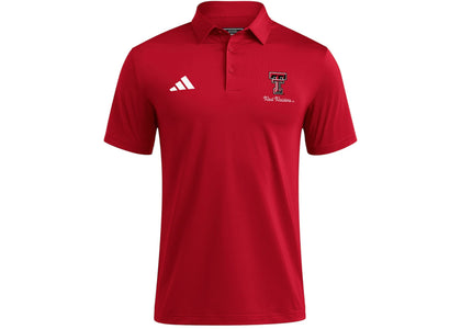 adidas Raiders Ultimate365 Solid Polo Shirt Team Power Red/White - apparel view 2