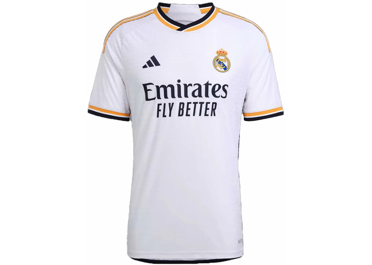 adidas Real Madrid 23/24 Home Authentic Jersey White - vue 360