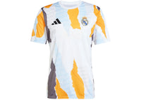 adidas Real Madrid 24/25 Pre-Match Jersey White Crew Orange Charcoal Glow Blue