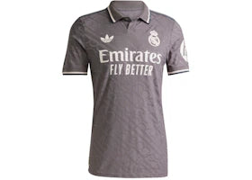 adidas Real Madrid 24/25 Third Jersey Charcoal/Charcoal