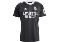 adidas Real Madrid 25/26 Third Goalkeeper Jersey Black
