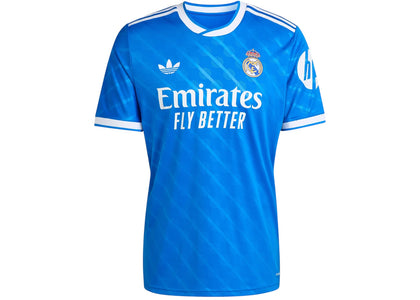 adidas Real Madrid 25/26 Third Jersey Blue Bird - authentic adidas apparel