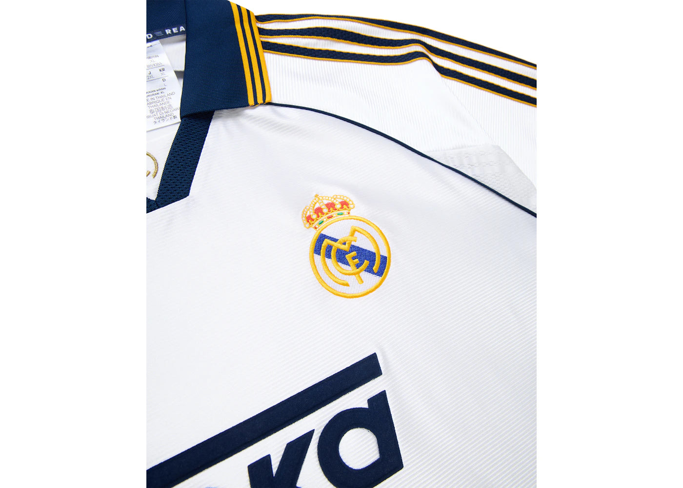 adidas Real Madrid 99/00 Home Jersey White - vue secondaire A