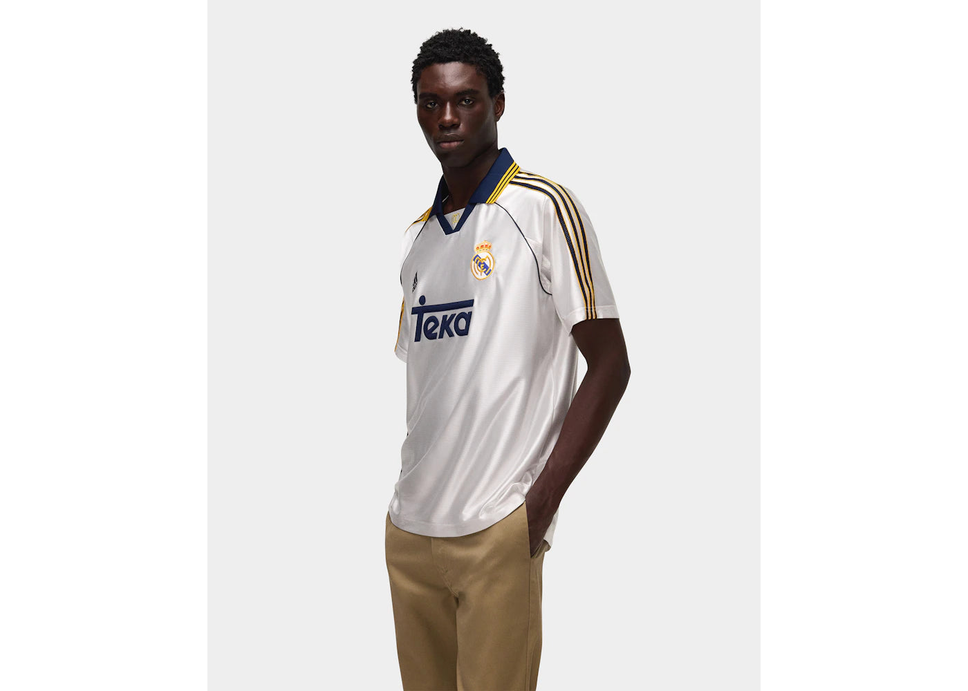 adidas Real Madrid 99/00 Home Jersey White - vue secondaire B