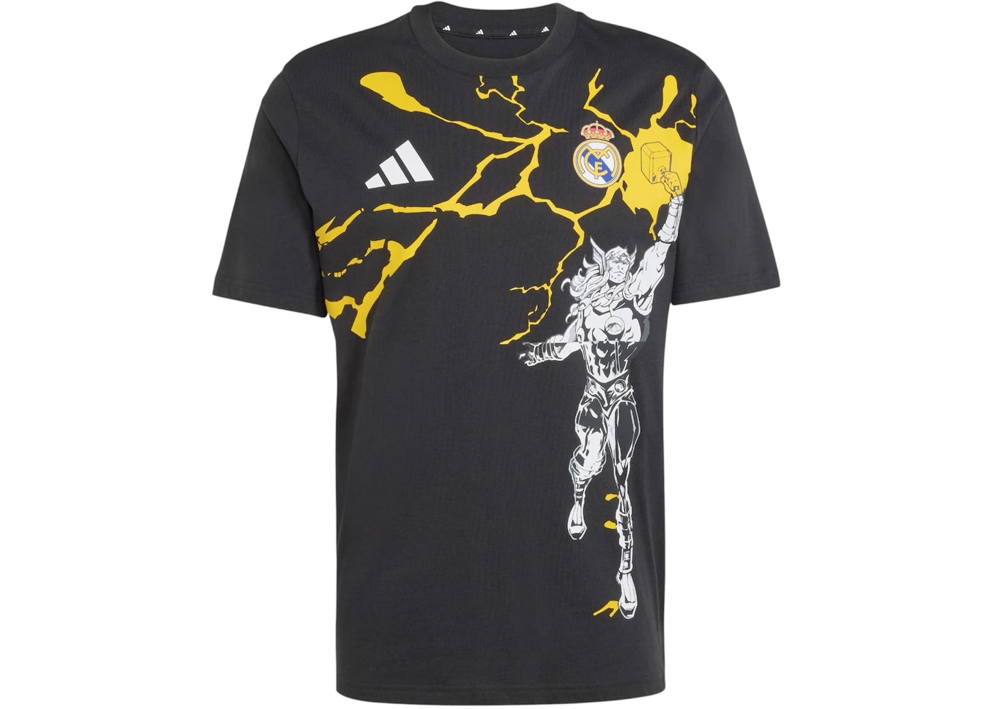 adidas Real Madrid Avengers T-Shirt Black - vue 360