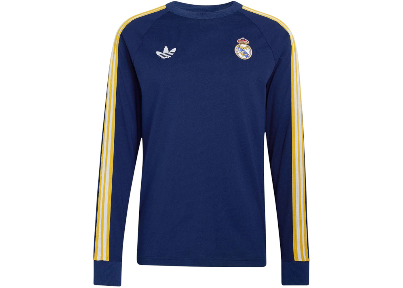 adidas Real Madrid L/S T-Shirt Dark Blue - vue secondaire A