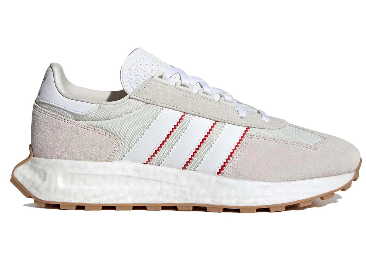 adidas Retropy E5 White Tint Grey Red - vue 360