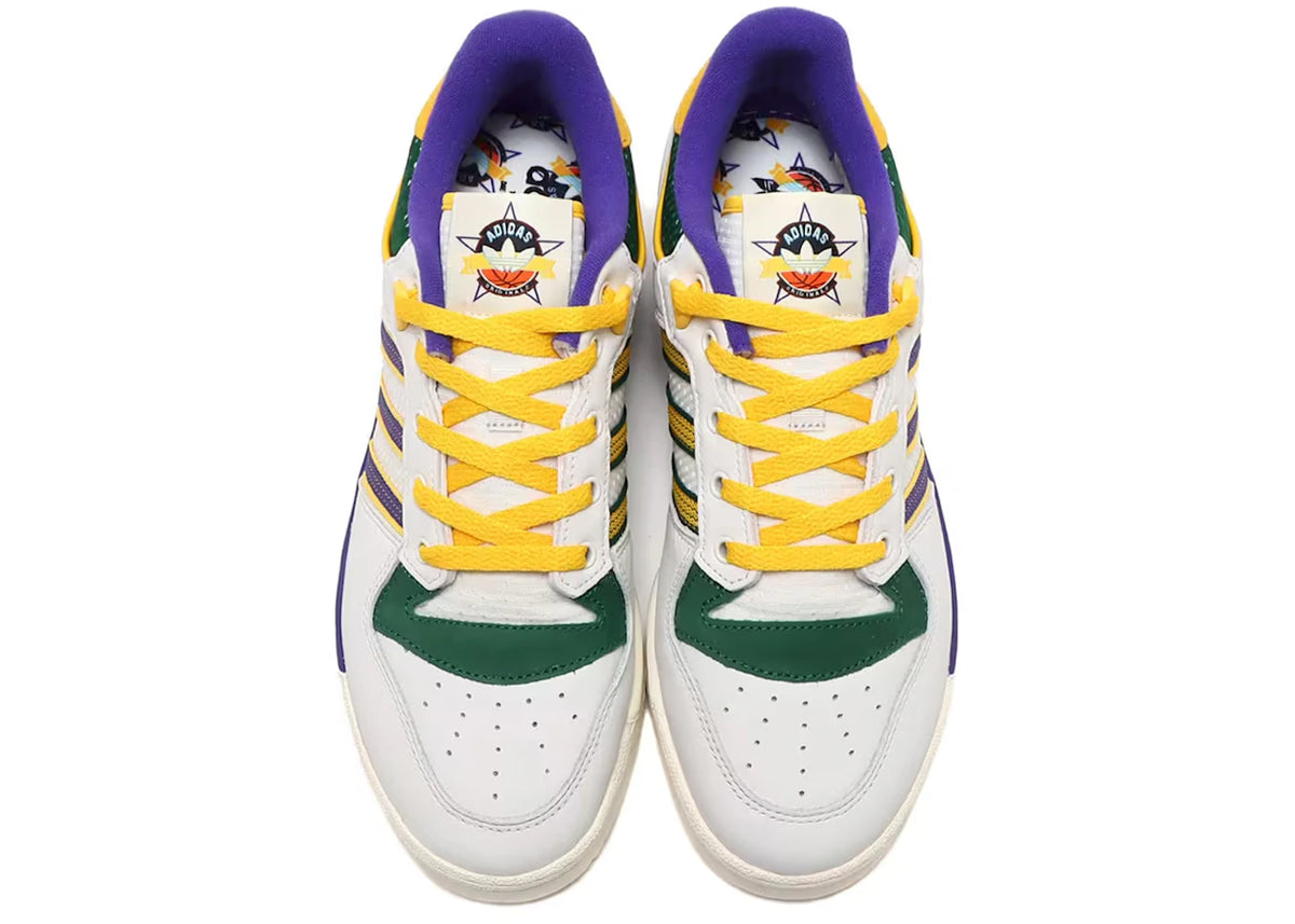 adidas Rivalry Low 86 Crystal White Energy Ink Bold Gold - vue secondaire B