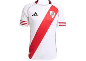 adidas River Plate 25/26 Home Authentic Jersey White Team Power Red 2 - authentic adidas apparel