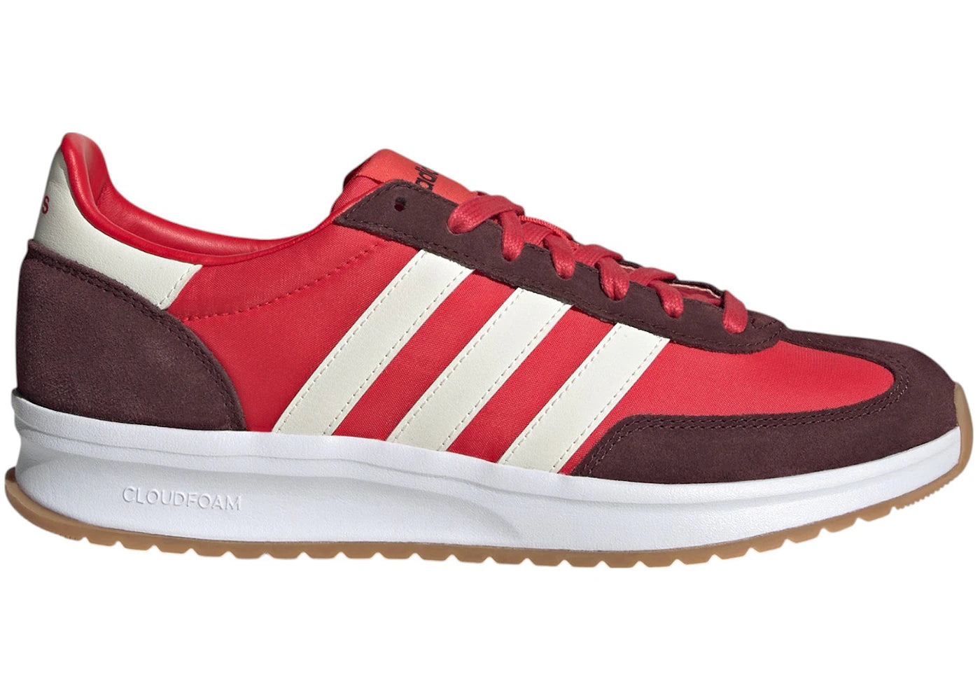 adidas Run 70s 2.0 Pure Ruby Core White Aurora Ruby - vue secondaire A