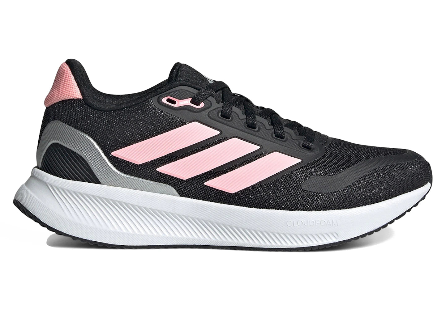 adidas Runfalcon 5 Black Pink Spark (GS) - vue 360